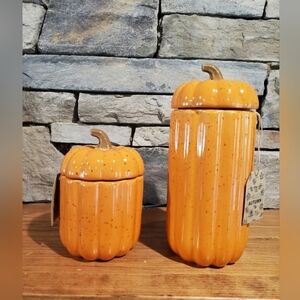 Pumpkin Canister Set-NWT